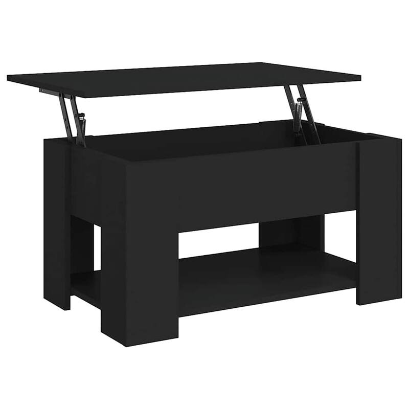 vidaXL Coffee Table Lift Top End Table Accent Side Sofa Table Engineered Wood - 31.1" x 19.3" x 16.1"
