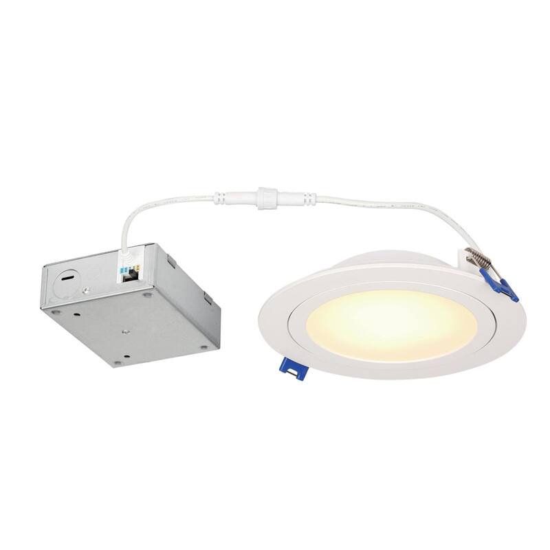 Westinghouse Lighting 15-Watt (100-Watt Equivalent) 6-in. Gimbal Recessed LED Downlight with Color Temperature Selection