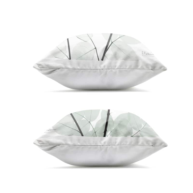 Stupell Delicate Mauve Flowers Printed Outdoor Throw Pillow Design by Albert Koetsier (Set of 2)