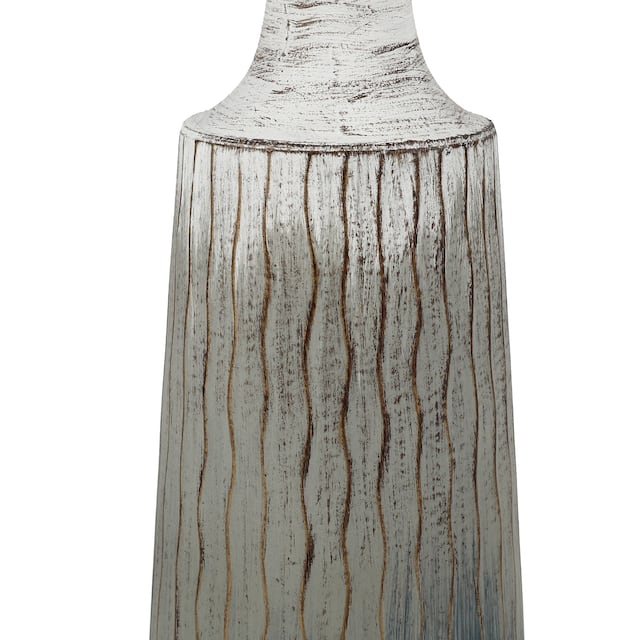 Blue, Grey, White Ombre Metal Vase (Set of 3)
