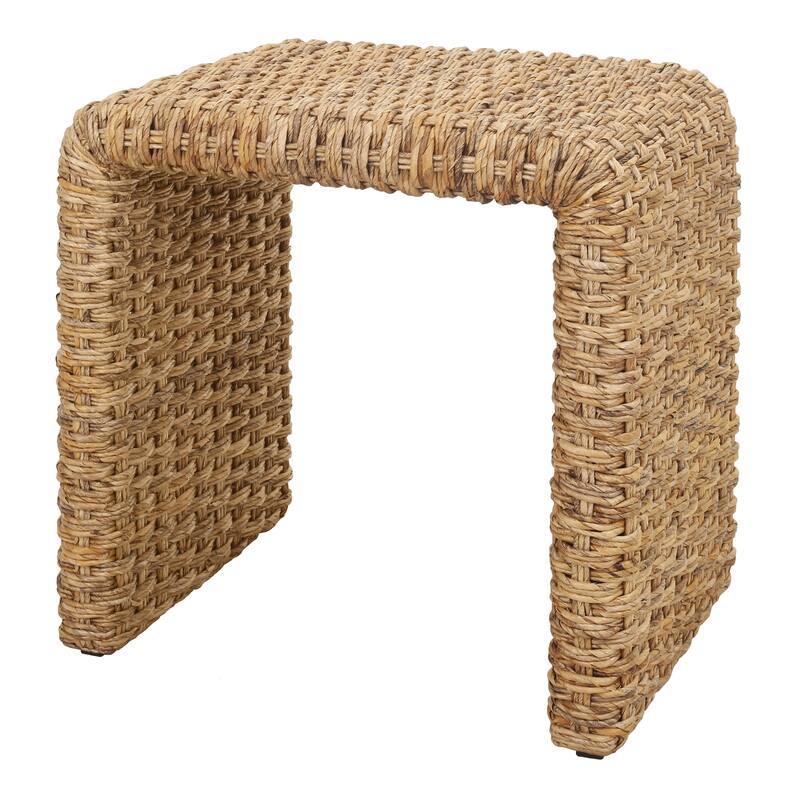 NPD Furniture Vaine Bohemian Woven Abaca Coffee Table or End Table - End Table