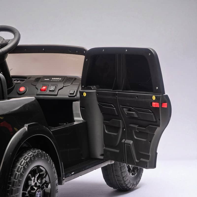 24V Licensed Dodge RAM 2500 Kids Ride On Truck with Remote, 2-Seater, Bluetooth Music, USB/MP3, Dual Motor & Suspension