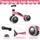 preview thumbnail 5 of 9, 4 Wheels No-Pedal Baby Balance Bike-Pink - Pink