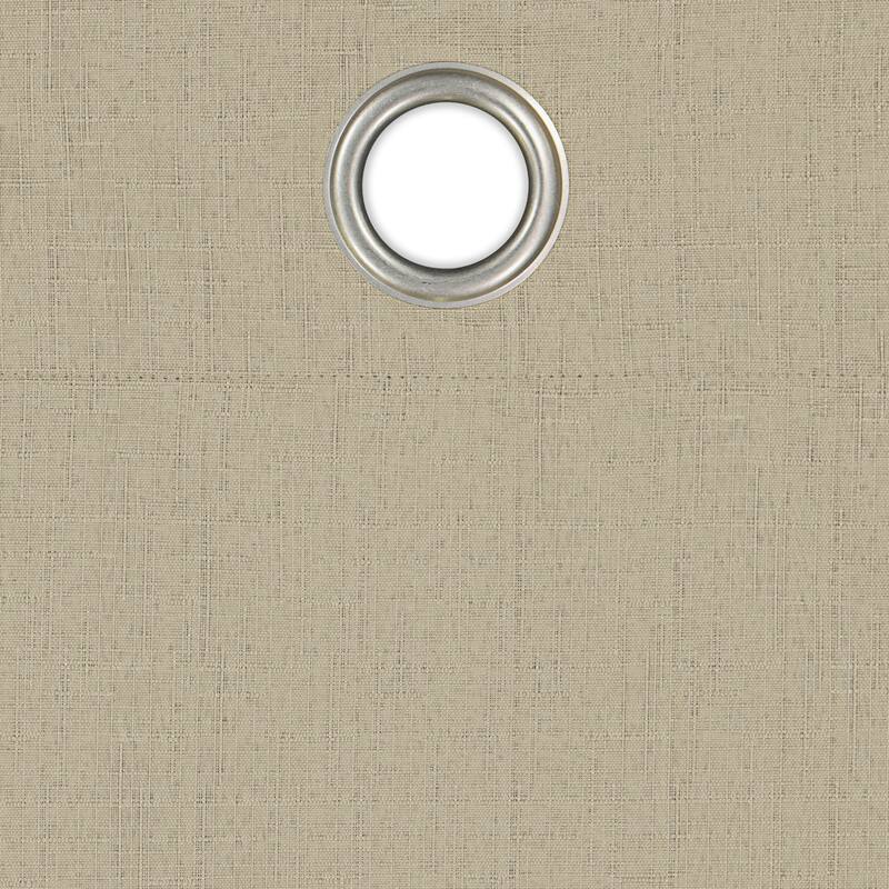 Eclipse Khloe 100% Absolute Zero Blackout Solid Textured Thermaback Curtain Single Panel