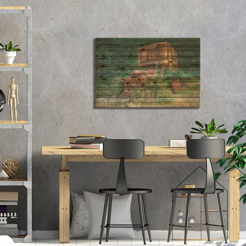 Not Forgotten Print On Wood by Louis Ruth - Multi-Color