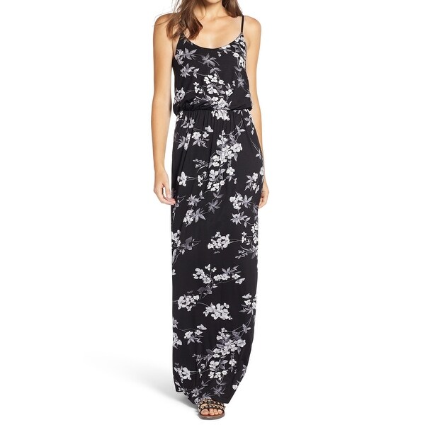 lush black maxi dress