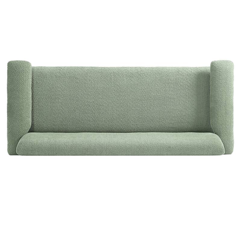 72.8" Upholstered Loveseat Sofa for Small Space, Living Room Couch with Armrest and Wood Frame