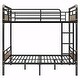 preview thumbnail 7 of 26, Metal Bunk Bed, Industrial Detachable Bunkbeds with Safety Guard Rails for Teens