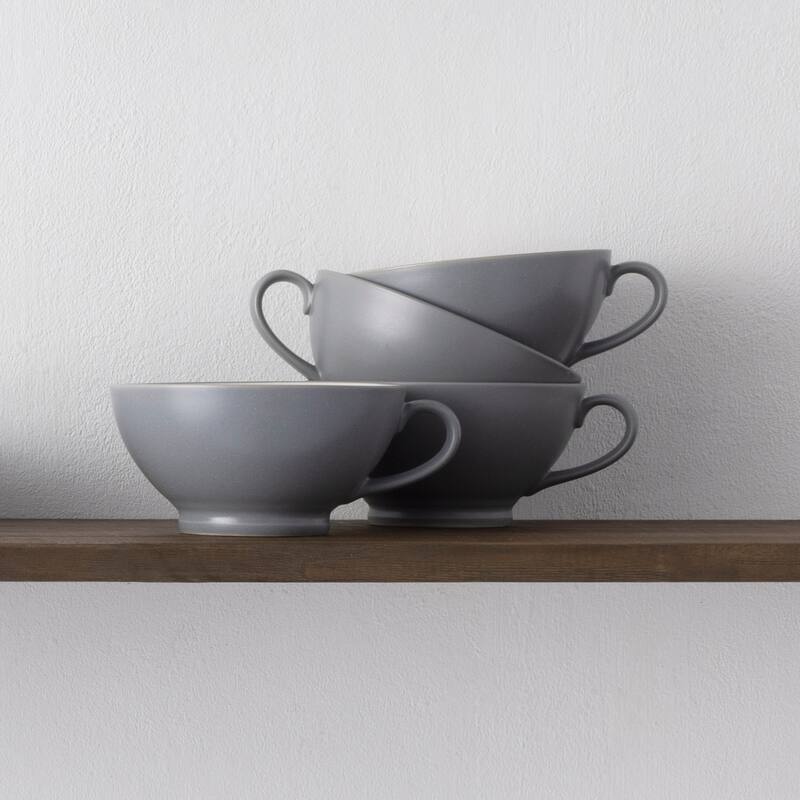Noritake Colorwave Set Of 4 Handled Bowls, 5-1/2", 18 Oz.