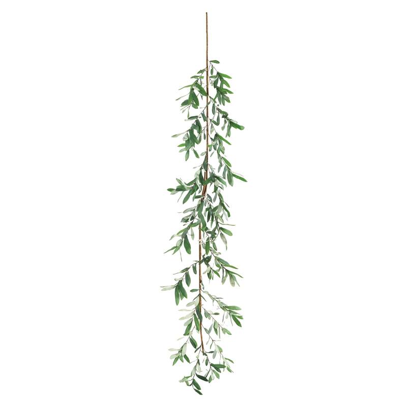 Olive Leaf Artificial Garland - 5.5' x 14.75" - Unlit