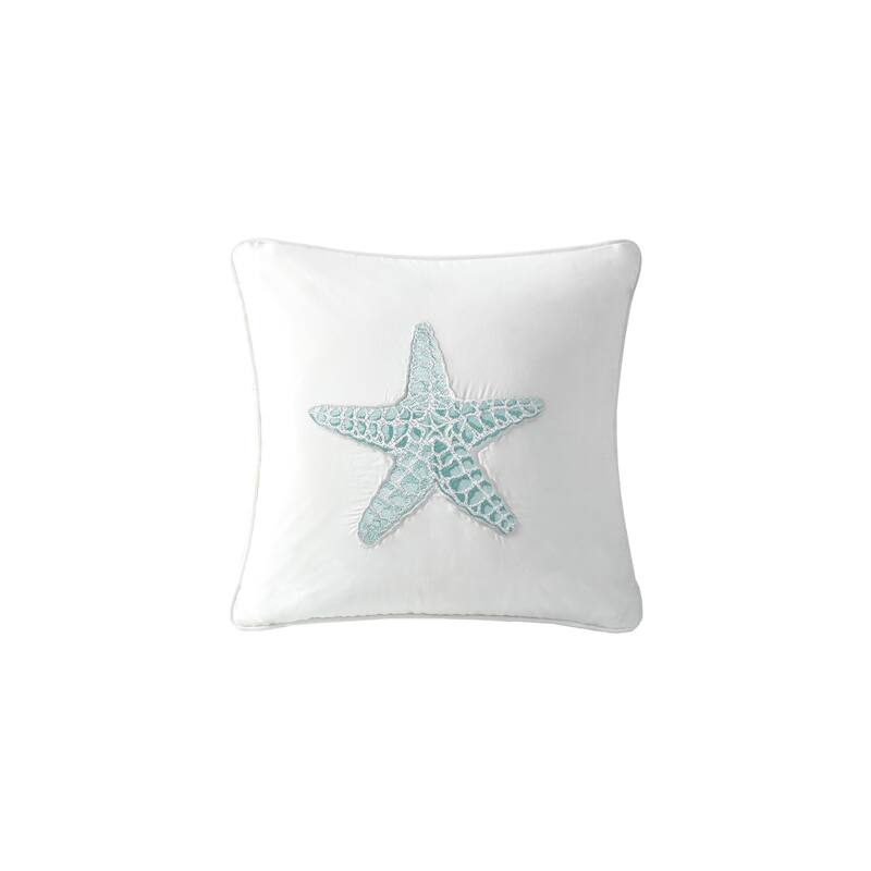 Harbor House Maya Bay Cotton Square Throw Pillow