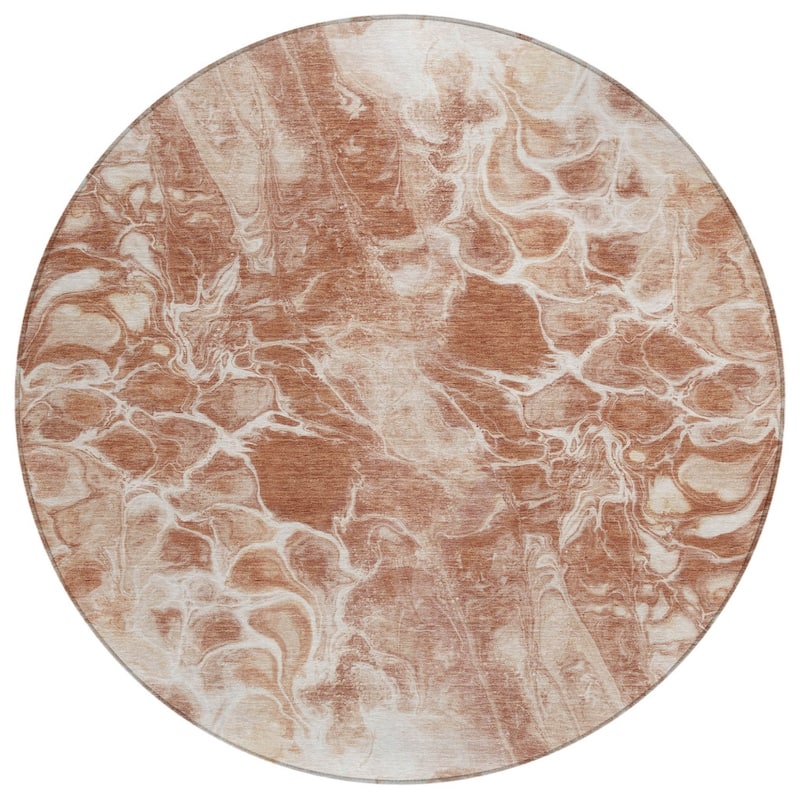 HomeRoots Abstract Transitional Rectangle Outdoor Rug