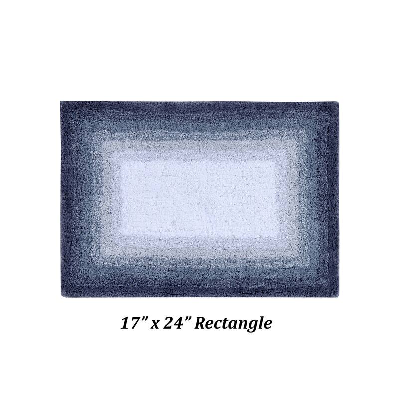 Better Trends 100% Cotton Super Soft & Highly Water Absorbent Bathroom Rugs-Torrent Collection Tufted Machine Washable Bath Mats