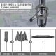 preview thumbnail 48 of 54, 13 ft Patio Umbrella with Base Double-Sided Rectangular Outdoor Deck Umbrella