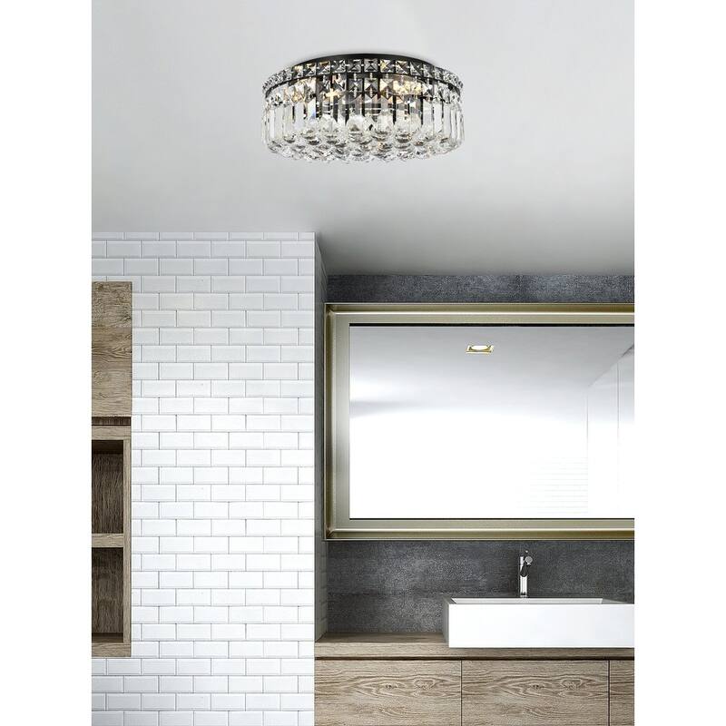 Graham 5-light 16-inch Flush-Mount Chandelier - 16 Inch