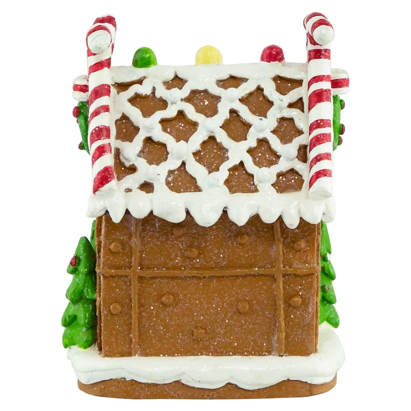 6" Gingerbread House Christmas Stocking Holder