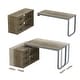 preview thumbnail 48 of 62, L-shaped executive desk With 3 Drawers for Home and Office