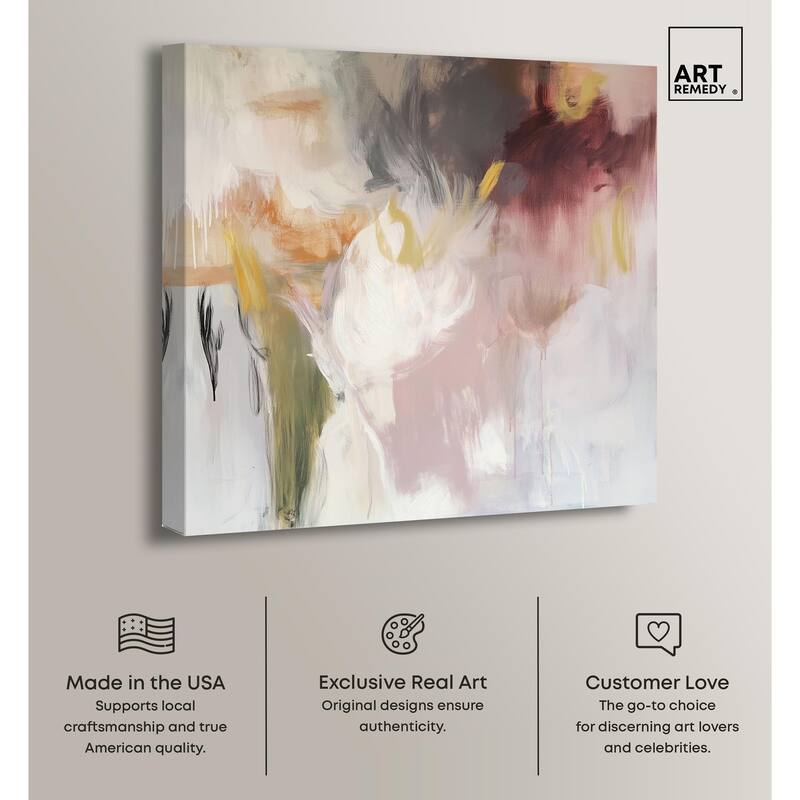 Painterly Energy Canvas by Art Remedy, Gallery Wrapped