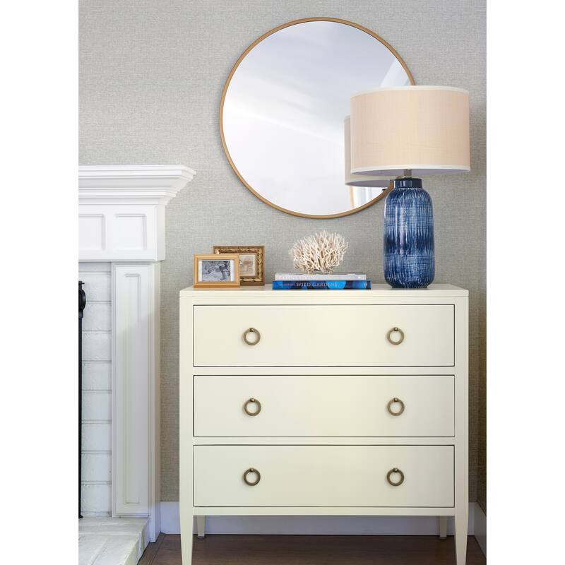 A-Street Prints Minerva Dove Texture Geometric Wallpaper