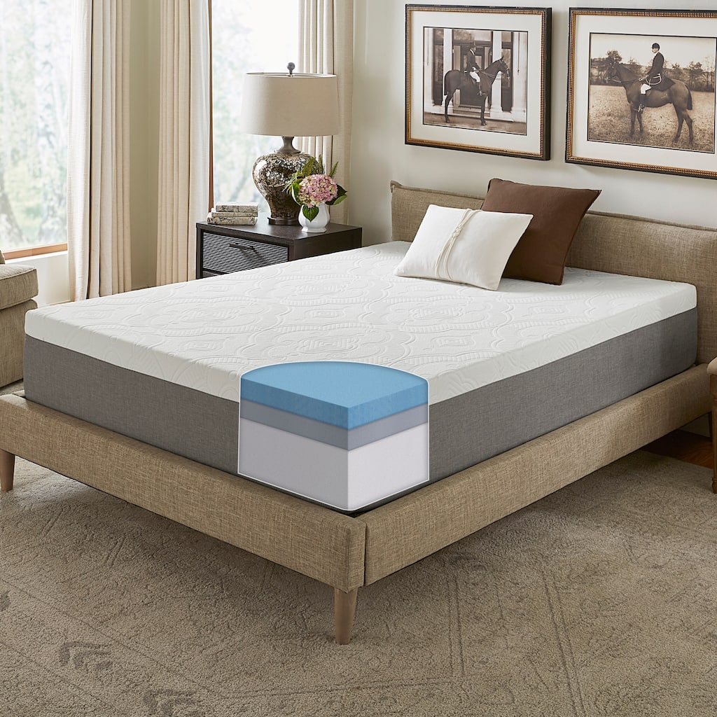 Slumber Solutions Signature 12-inch NRGel Memory Foam Mattress