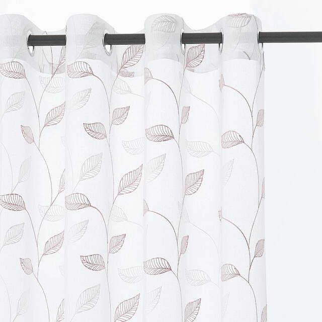 Lyndale Clarita Embroidered Sheer Curtain