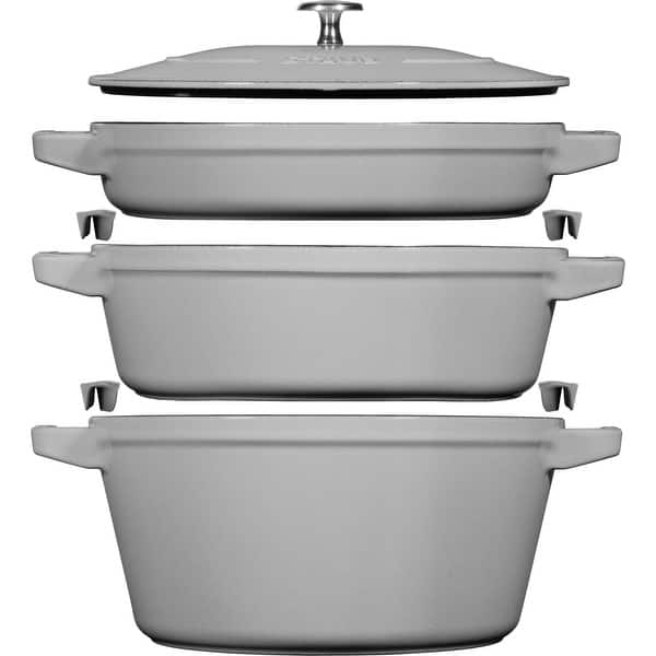 STAUB Cast Iron 4-pc Stackable Set - Bed Bath & Beyond - 35419716