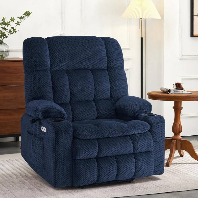 MCombo Dual Motor Power Lift Recliner Chair with Massage and Heat for ...