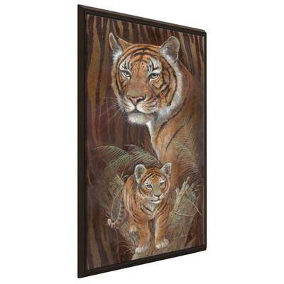 "Love and Protection" by Ruane Manning Print on Floating Canvas