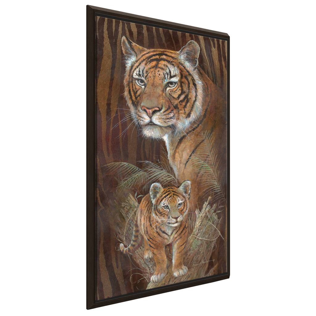 "Love and Protection" by Ruane Manning Print on Floating Canvas