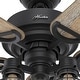 preview thumbnail 8 of 15, Hunter 52" Starklake Outdoor Ceiling Fan with LED Light Kit, Pull Chain, Damp Rated, Industrial, Farmhouse, Rustic