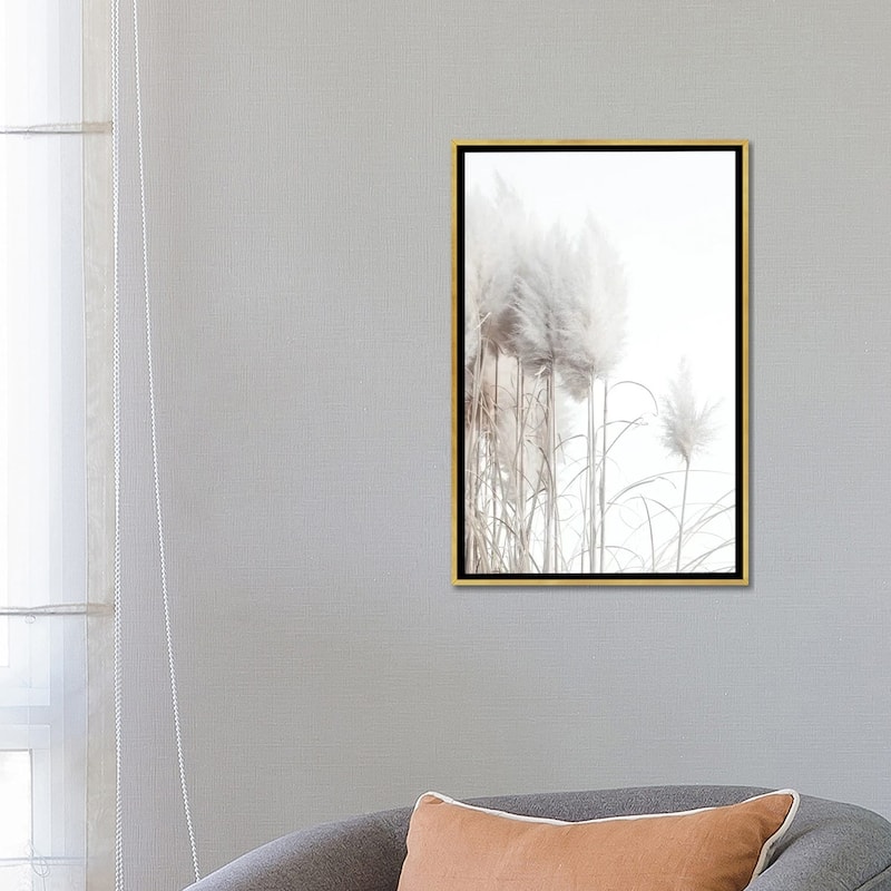 iCanvas "Pampas Grass II" by Magda Izzard Framed Canvas Print