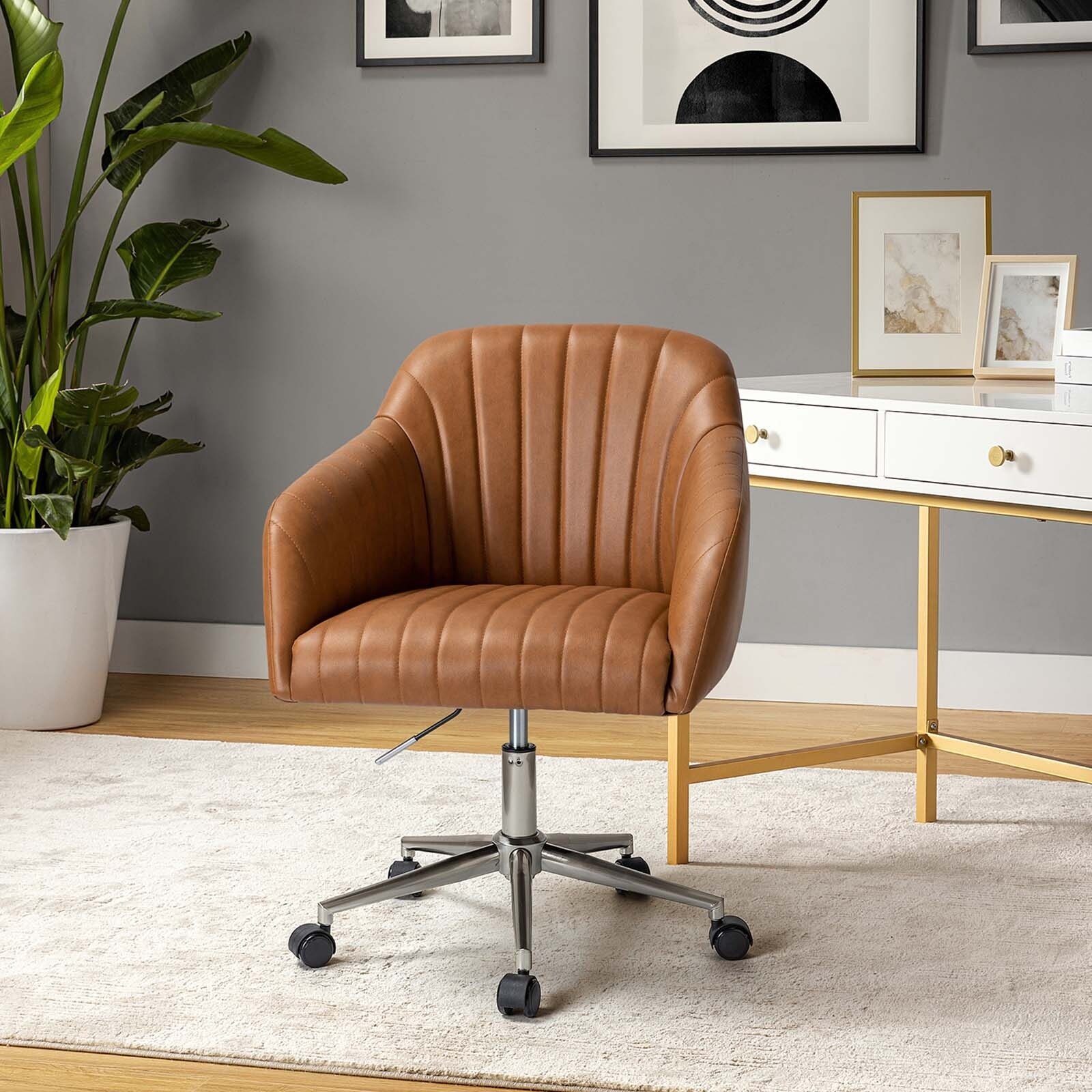 Clearance Leather Greyleigh Kirbyville Task Chair Executive Chair