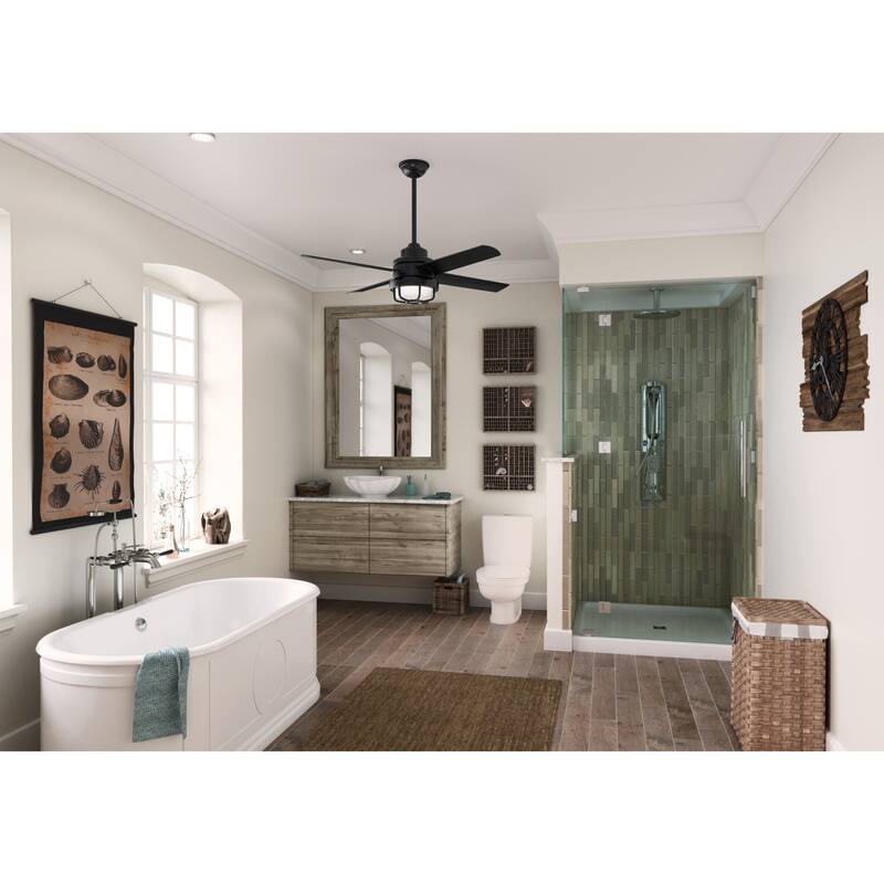 Hunter 54" Searow Outdoor Ceiling Fan with LED Light