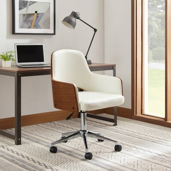 Shop Art Leon Bentwood Back Home Office Chair With Caster On Sale Overstock 31762519