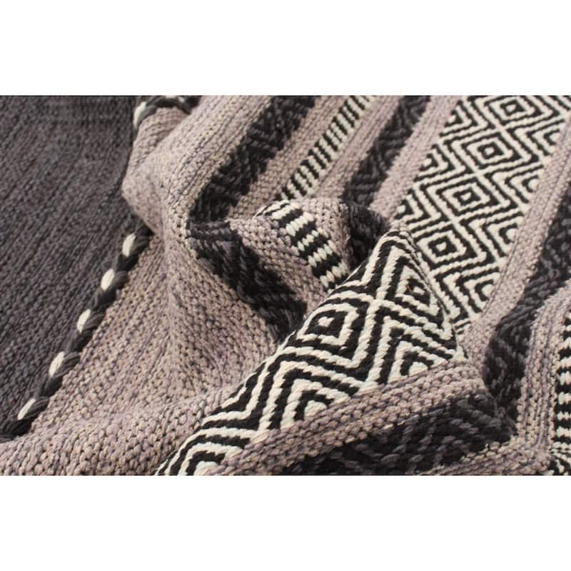 ECARPETGALLERY Arizona Flat-weave Wool Kilim Area Rug