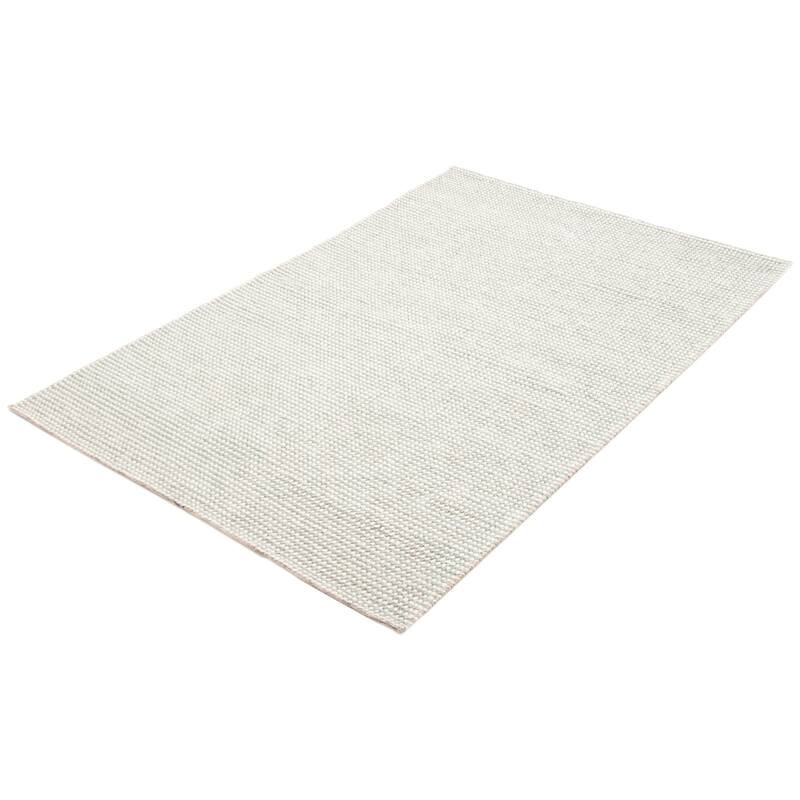 ECARPETGALLERY Braid weave Sienna Teal Wool Rug - 5'0 x 8'1