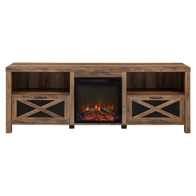 Middlebrook 70-inch Rustic Fireplace TV Stand