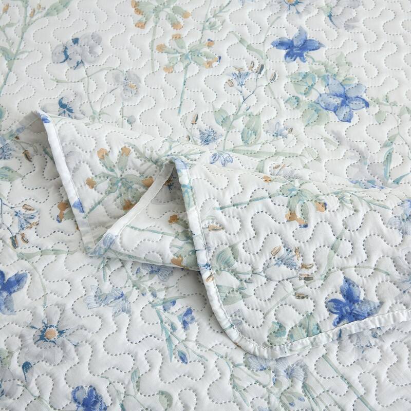 Pink Plaid Patchwork Quilt Set Bedspread