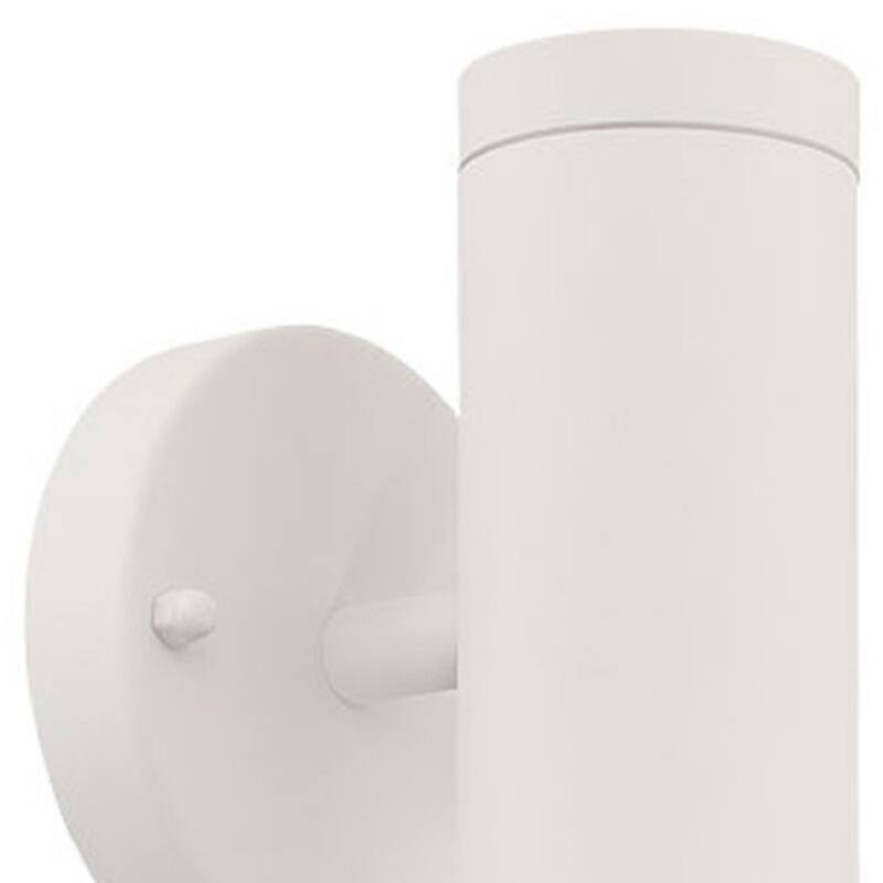 Metal Up Down Wall Sconce with LED Hardwired UV-Resistant - 4.63” x 4.38” x 6.5” (D x W x H)
