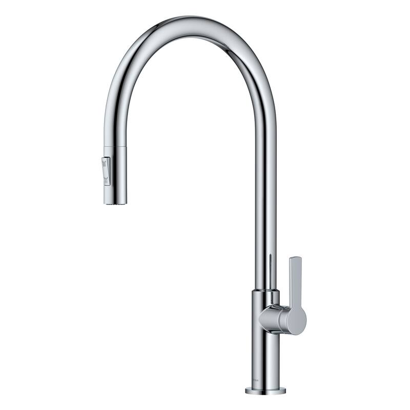 Kraus Oletto 1.8 GPM High Arc Single Handle Pull Down Kitchen Faucet - Chrome