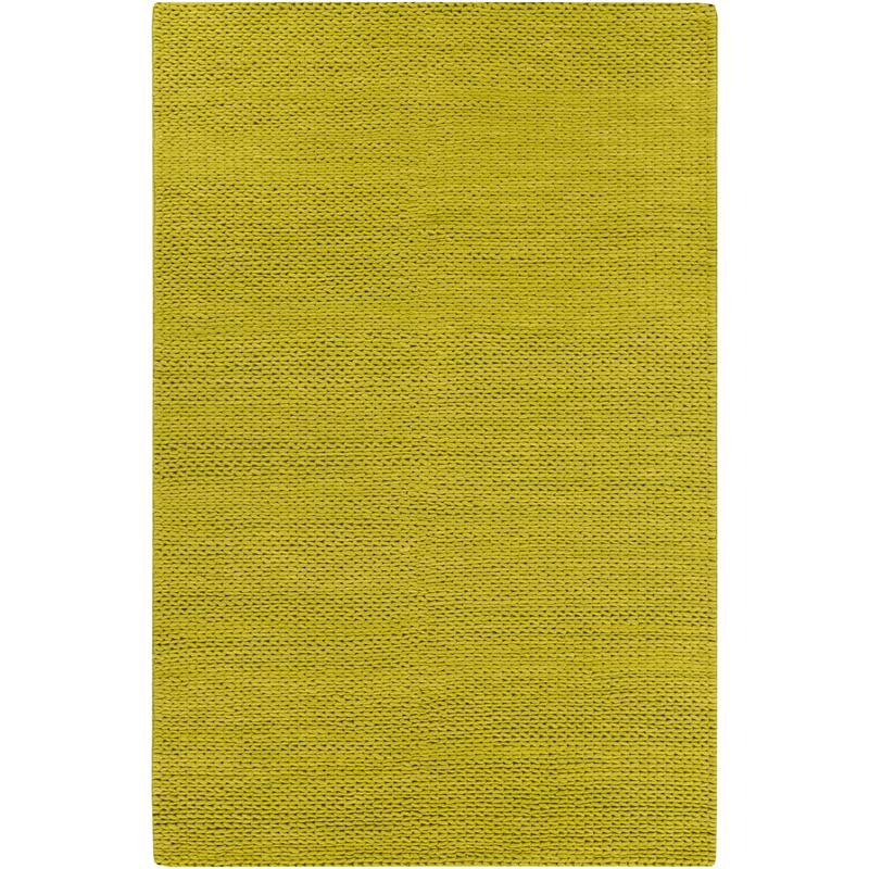 Hand Woven Yale Contemporary Solid Braided New Zealand Wool Area Rug