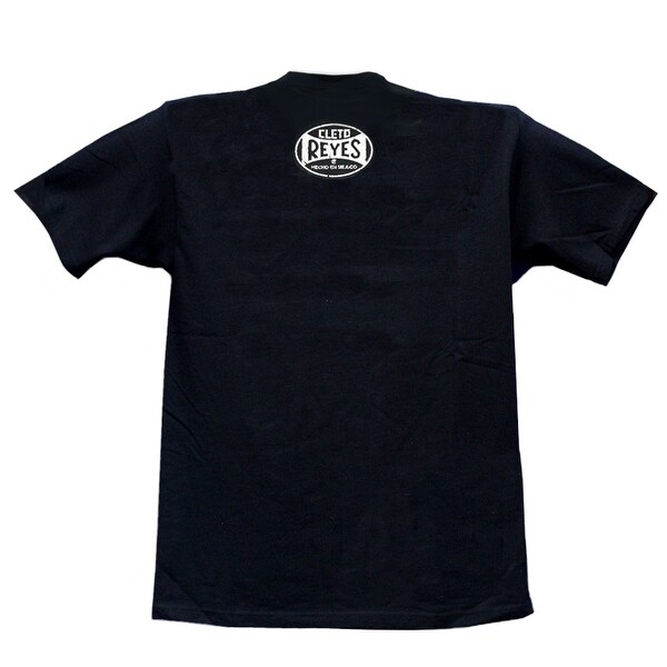 Black Cleto Reyes Printed Fighter Logo T-Shirt