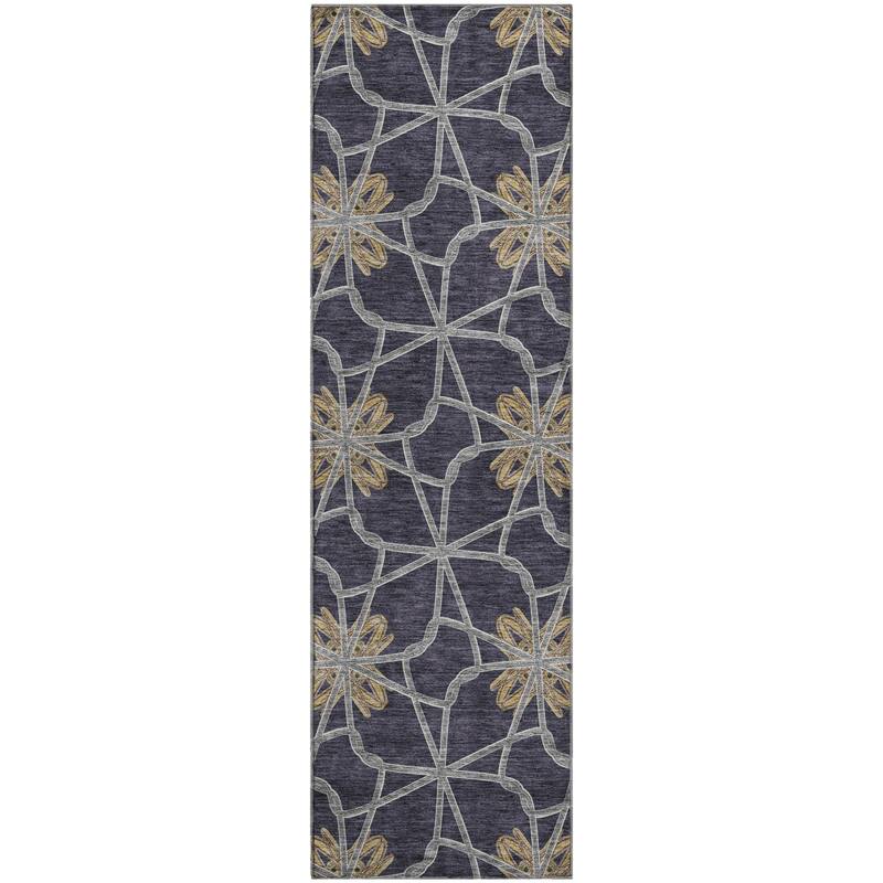 Premium Washable Super Soft Contemporary Tangle Mayfield Rug