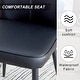preview thumbnail 13 of 23, Modern minimalist 4-piece set of faux leather dining chairs and office chairs