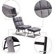 preview thumbnail 42 of 67, MCombo Accent Chair with Ottoman,Velvet Modern Side Pocket Metal Legs Club Chair,0014