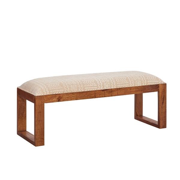 slide 3 of 6, Nikita Moroccan Entryway Bench Beige