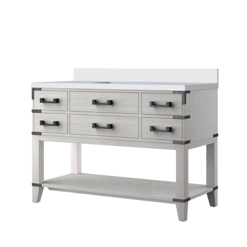 Norwalk Bath Vanity with Cultured Marble Top and Sink