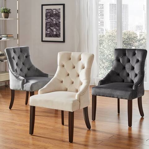 Benchwright II Tufted Wingback Chairs (Set of 2) by iNSPIRE Q Bold