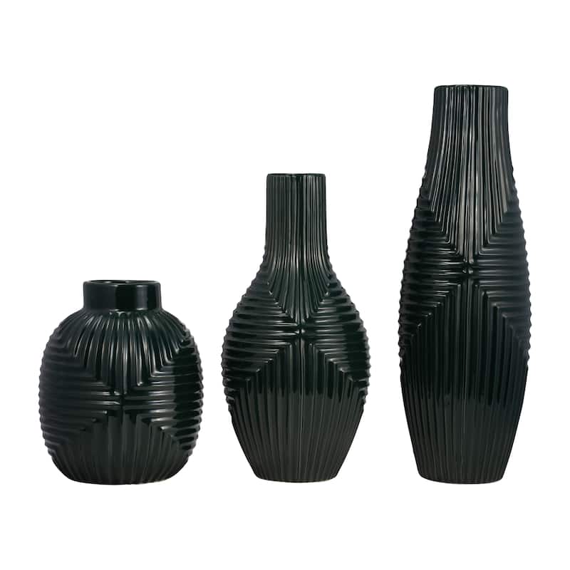 Sagebrook Home Tribal Modern Ceramic Vase