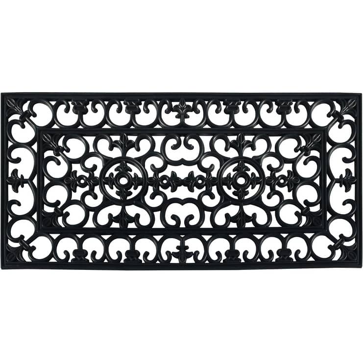 A1HC 100% Rubber Beautifully Hand Finished Elegant Large Doormat for Indoor Outdoor Use